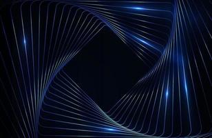 geometrisk neonljuseffekt bakgrund för futuristiska techno koncept vektor