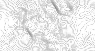 sömlös topografisk Karta bakgrund. linje topografi Karta sömlös mönster. berg vandring spår över terräng. kontur bakgrund geografisk rutnät. vektor