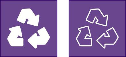 recyceln Pfeil Symbol vektor