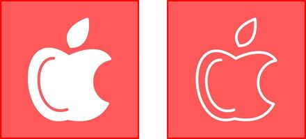 Apple logotyp ikon vektor