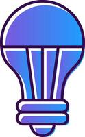 LED Licht Gradient gefüllt Symbol vektor