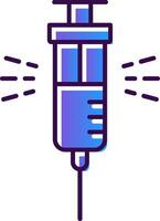 Spritze Gradient gefüllt Symbol vektor