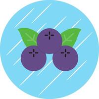 Beeren eben Blau Kreis Symbol vektor