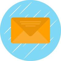 Email eben Blau Kreis Symbol vektor