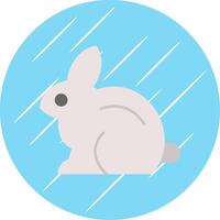 Hase eben Blau Kreis Symbol vektor