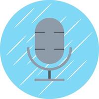 Podcast eben Blau Kreis Symbol vektor