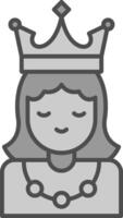 Prinzessin Stutfohlen Symbol vektor