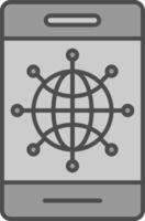 Internet Stutfohlen Symbol vektor