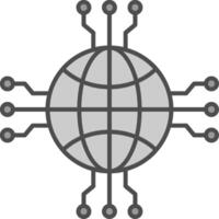 Netzwerk Stutfohlen Symbol vektor