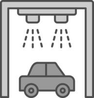 Auto waschen Stutfohlen Symbol vektor