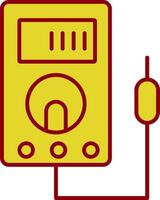 Voltmeter Stutfohlen Symbol vektor