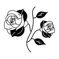 modisch Rose Blumen vektor