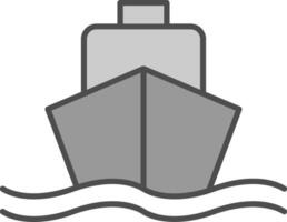 Schiff Stutfohlen Symbol vektor