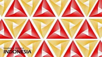 detta är en geometrisk, abstrakt tringle linje sömlös mönster indonesiska bakgrund. illustration vektor