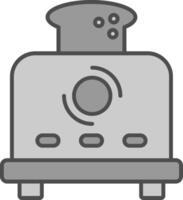 Toaster Stutfohlen Symbol vektor