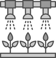 Bewässerung System Stutfohlen Symbol vektor