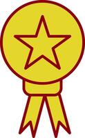 Star Medaille Stutfohlen Symbol vektor