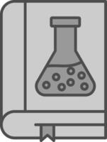 Wissenschaft Buch Stutfohlen Symbol vektor