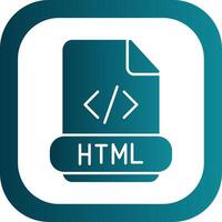 html Glyphe Gradient runden Ecke Symbol vektor