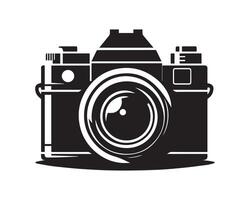 Kamera Silhouette Symbol Grafik Logo Design vektor