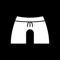 Boxer Glyphe invertiert Symbol vektor