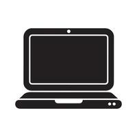 bärbar dator ikon grafisk logotyp design vektor
