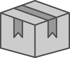 Lieferung Box Stutfohlen Symbol vektor