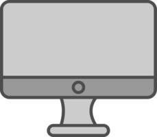 Monitor Stutfohlen Symbol vektor