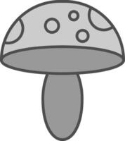 Pilz Stutfohlen Symbol vektor