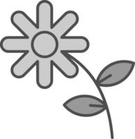Asteraceae Stutfohlen Symbol vektor