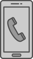 Telefon Anruf Stutfohlen Symbol vektor
