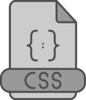 CSS Stutfohlen Symbol vektor