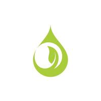 ört- extrahera blad vatten symbol logotyp vektor