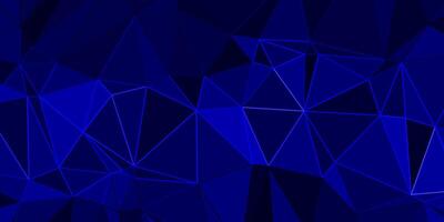 abstrakt Blau geometrisch Hintergrund mit Dreiecke vektor