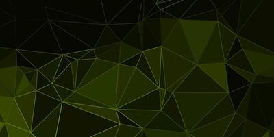 abstrakt grön polygonal bakgrund vektor