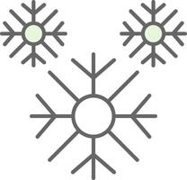 Schneeflocke Stutfohlen Symbol vektor
