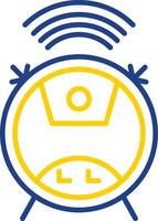 WLAN-Linie zweifarbiges Symbol vektor