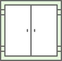 Tür Stutfohlen Symbol vektor