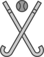 hockey fylla ikon vektor