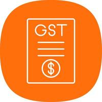 gst Linie Kurve Symbol vektor