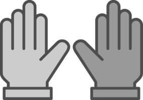 Handschuhe Stutfohlen Symbol vektor