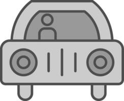 Auto Stutfohlen Symbol vektor