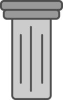 Säule Stutfohlen Symbol vektor