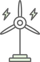 eolic Turbine Stutfohlen Symbol vektor