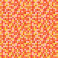 Pixel Hintergrund Pfirsiche Farbe Palette. nahtlos Muster, Pixelierung. bunt Pixel Punkte Mosaik Hintergrund, Hintergrund vektor