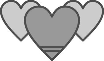 Herz Stutfohlen Symbol vektor
