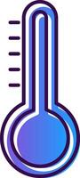 Temperatur Gradient gefüllt Symbol vektor