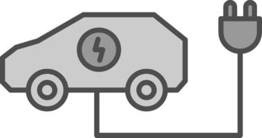 elektrisch Auto Stutfohlen Symbol vektor