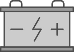 Batterie Stutfohlen Symbol vektor