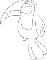 süß wenig Vogel Clip Art eben Design. Vogel eben Illustration vektor